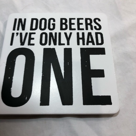 Beer Saying Wooden Coasters in Box Funny Gift idea - Picture 4 of 9